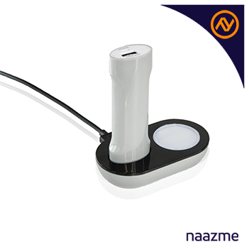 2200 Mah Power bank With Docking Station (Grey) JNPW-03 3